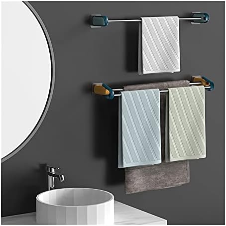 Adjustable Double Towel Bar No Drilling Wall Mounted