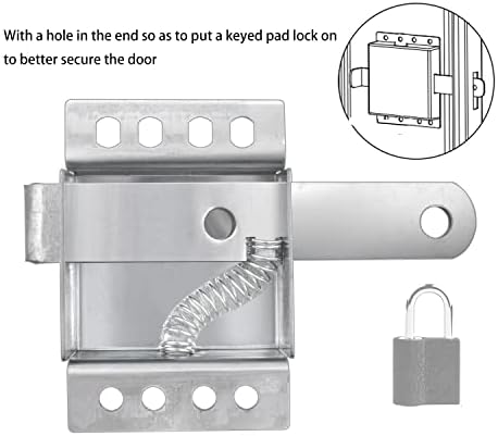 EWONICE Garage Door Side Lock with 8 Screws