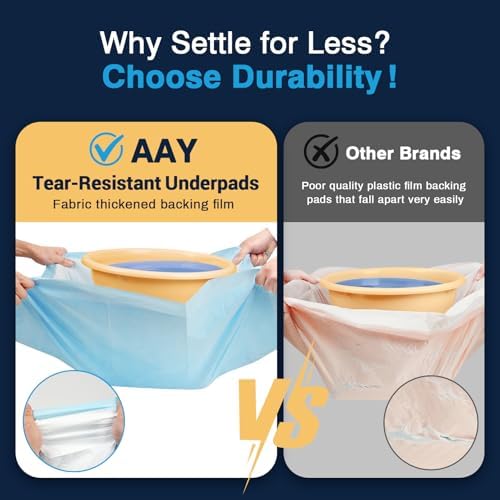 AAY Disposable Bed Pads 30X36 100pcs Tear-Resistant Incontinence Pads