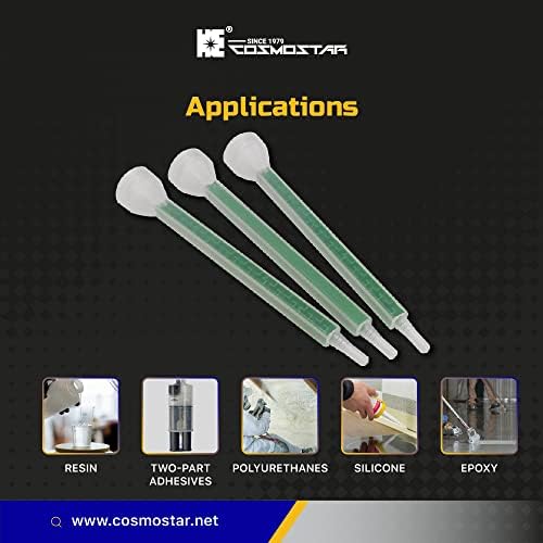 HE COSMOSTAR CosmoMix Static Mixer Nozzle Tip 10pcs