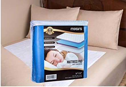 Masirs Mattress Pad Sheet Protector - 34x52 Inches