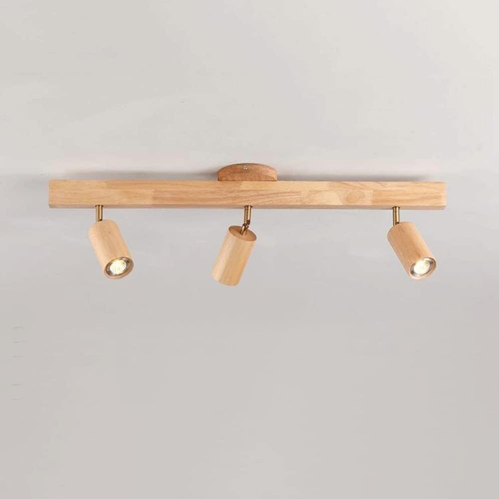 BTSOAR 360 Rotatable Wooden Ceiling Light Kit