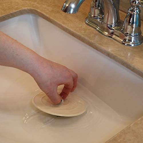 Danco 89042P 5 Inch White Flat Drain Stopper 2-Pk