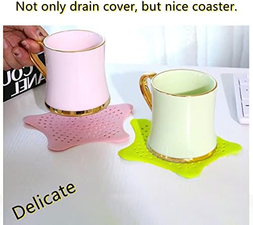 ZPCTECHGO Hair Catcher Shower Drain - 3pcs Set with Suction Cups