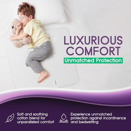 Royal Care Incontinence Bed Pads - 4 Pack 34x36 Reusable Waterproof