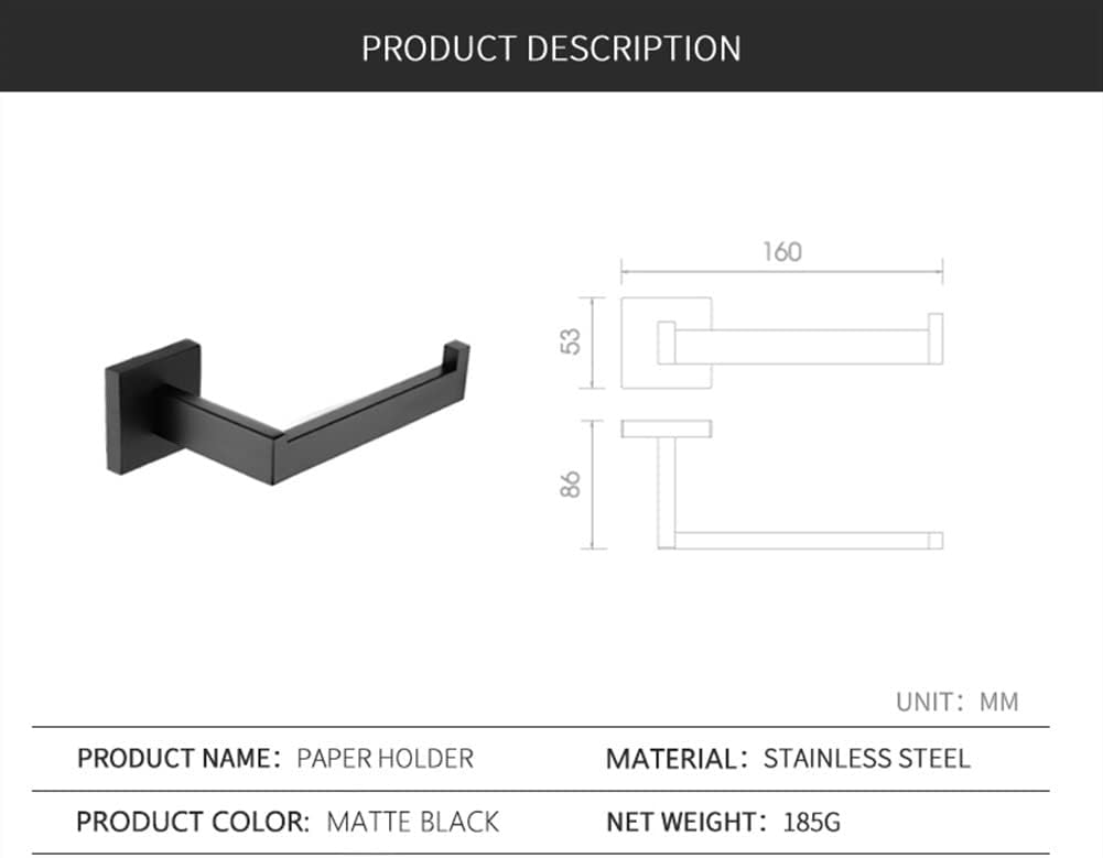 Stylish 304 Stainless Steel Bathroom Accessory Set