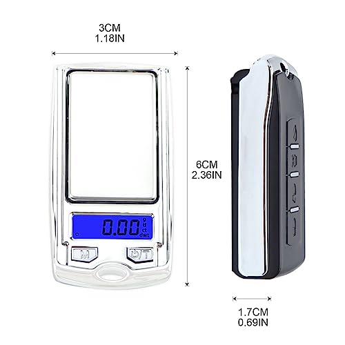 Digital Pocket Scale with LED Display 200g 001g for Kitchen Jewelry