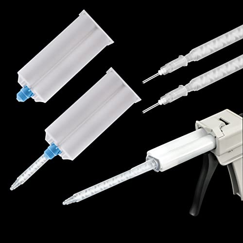 100 Pieces Epoxy Mixing Nozzle Tips for 50ml Cartridges