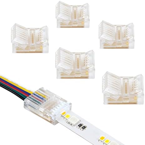 Armacost SureLock Pro 6 Pin RGBWW Strip Light Connector 6-Pack