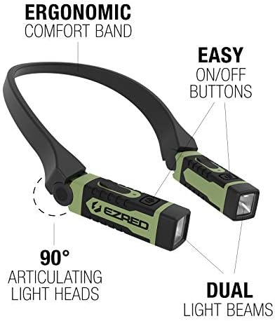 EZRED ANYWEAR Rechargeable Neck Light - Soft Green 1