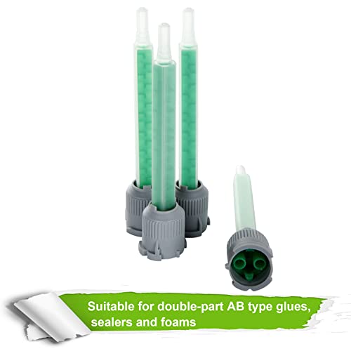 LANIAKEA 50 Pcs Epoxy Mixing Nozzle Tips 35 Inch