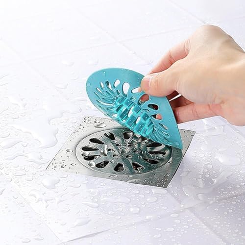 2pcs Hair Catcher Silicone Drain Stopper for Bathroom and Kitchen