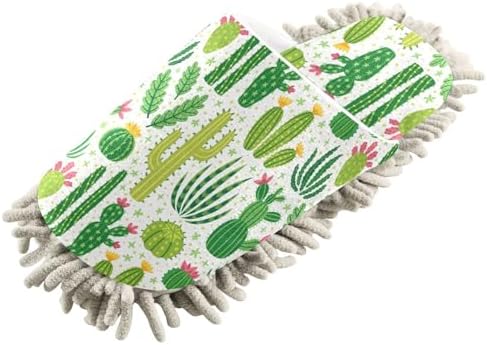 Sinestour Cactus Mop Slippers for Floor Cleaning
