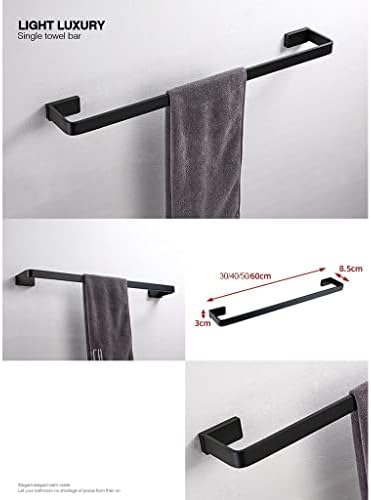ANNBKA Matte Black Copper Towel Bar 30cm
