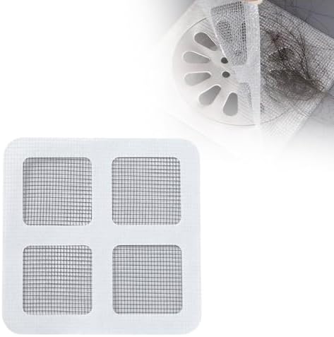 Disposable Hair Drain Stickers 10-Pack Shower and Sink Hair Catcher