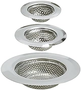 CNSZNAT 3-Pack Drain Strainers for Kitchen and Bath