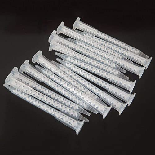 100 Pieces Epoxy Mixing Nozzle Tips for 50ml Resin Cartridges