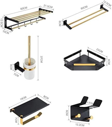 ANNBKA Bathroom Hardware Set with Towel Bar and Robe Hook