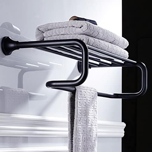 ANNBKA Black Bronze Towel Holder Wall Mounted 1