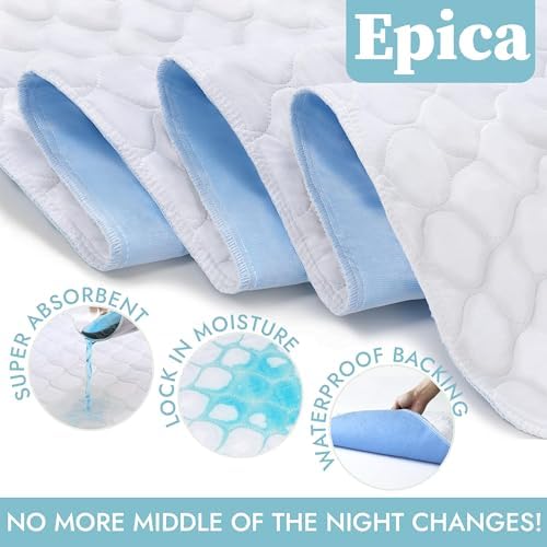 Epica Premium Ultra Plus Waterproof Bed Pad 34 x 52