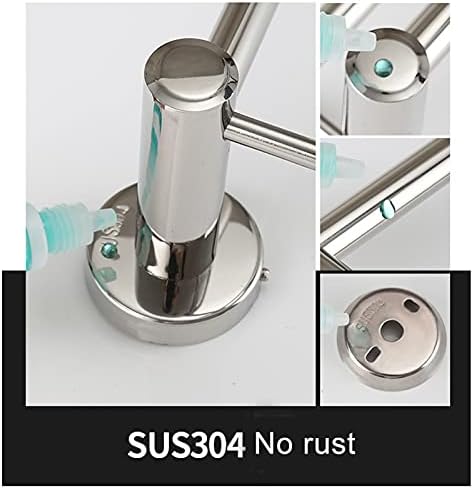 TiStm Polished Silver Towel Bar 70Cm-90Cm