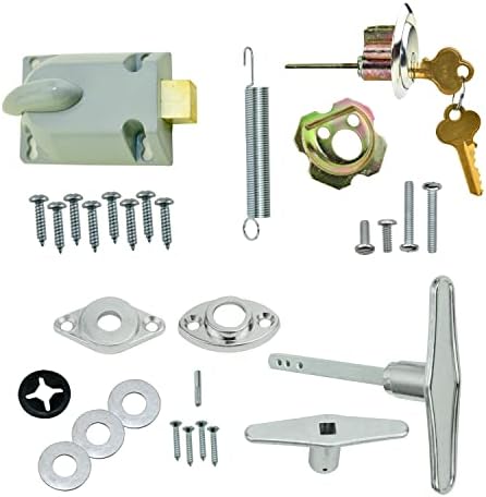 Garage Door Lock Assembly with All Hardware
