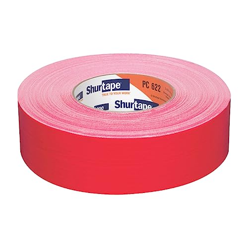 Shurtape PC-622 Contractor Grade Duct Tape 2in x 60yds Red 1