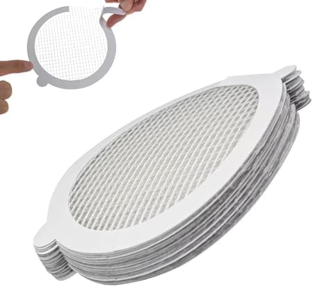 Hair Drain Stickers - Waterproof Adhesive Hair Catcher for Bathroom and Laundry