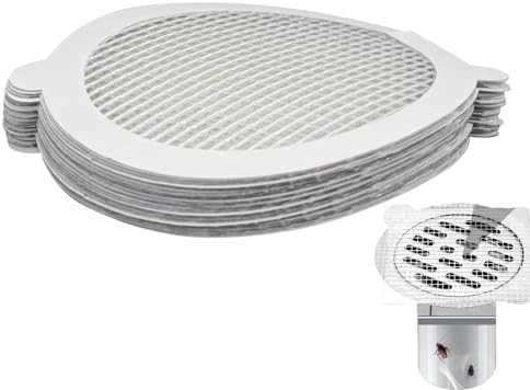 Hair Drain Stickers - Waterproof Adhesive Hair Catcher for Bathroom and Laundry