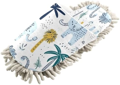 Zhirexin Cartoon Elephant Mop Slippers - Washable Comfortable