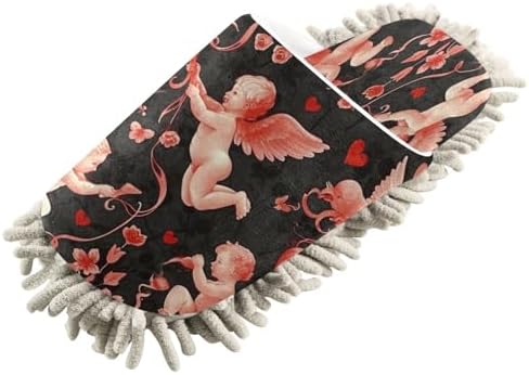 Cute Baby Kitchen Cleaning Slippers with Microfiber Mop Pads