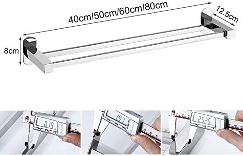 Stainless Steel Double Towel Bar 40Cm for Bathroom Hotel