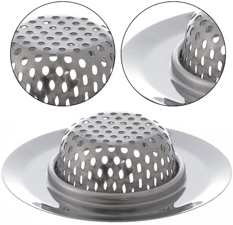 hoyuwak 2 PCS Bathtub Drain Strainer with Mirror Design