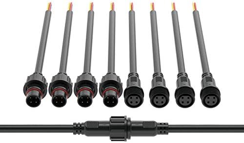 BTF-LIGHTING 4 Pin IP65 Connector with 20AWG Wire