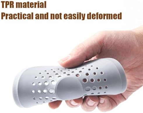 Shower Drain Hair Catcher Flexible TPR Strainer for Bathtub