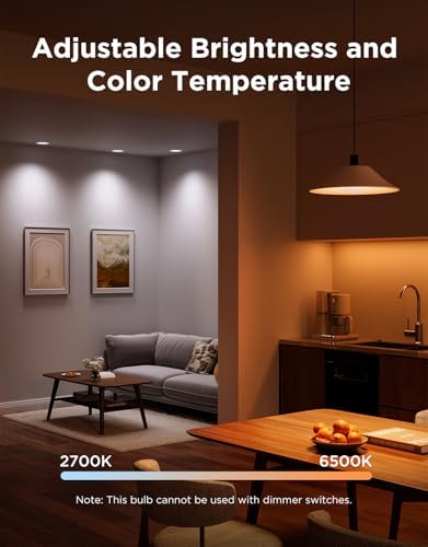 Govee BR30 Smart Bulbs 4 Pack Matter Alexa Google Assistant Compatible