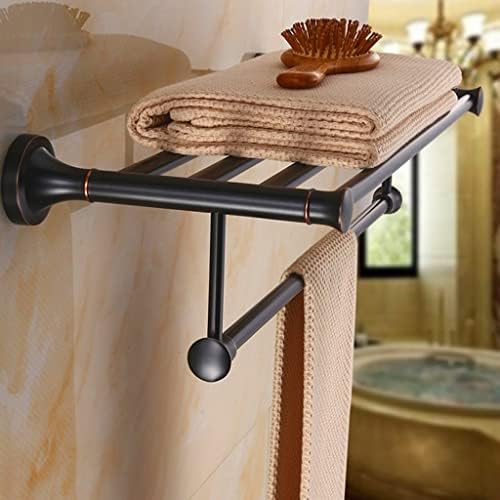 ANNBKA Black Bronze Towel Bar Wall-Mounted Bathroom Holder