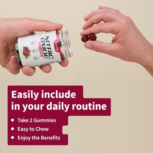 Snap Supplements Nitric Oxide Beet Root Gummies - 180 Count
