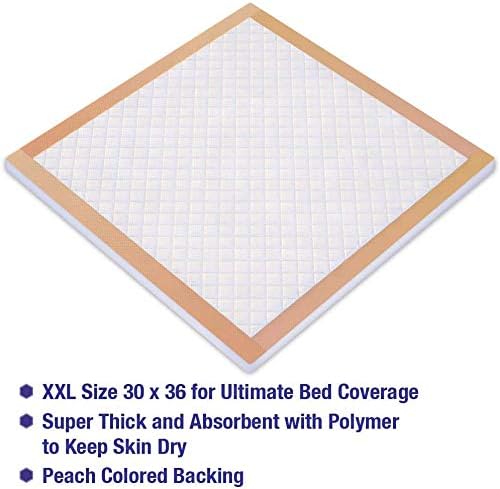 Inspire XL 30 x 36 Bed Pads for Incontinence 50 Count