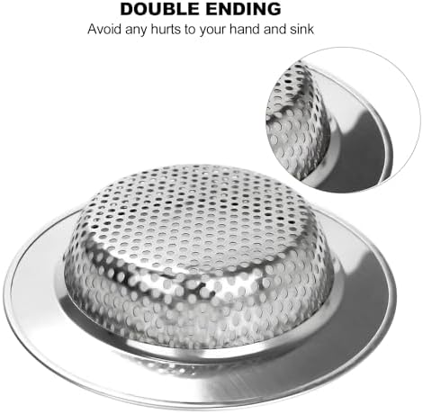 Huntonry 2PCS Kitchen Sink Drain Strainer with 45 Diameter and 30 Mesh Basket