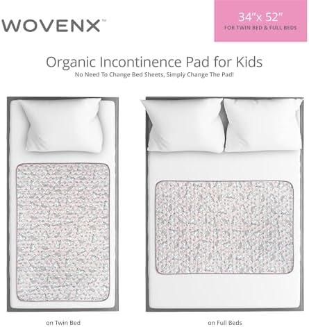 Wovenx Organic Incontinence Pads for Kids and Toddlers