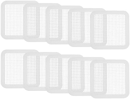 10pcs Disposable Hair Drain Cover Sticker for Kitchen and Bathroom