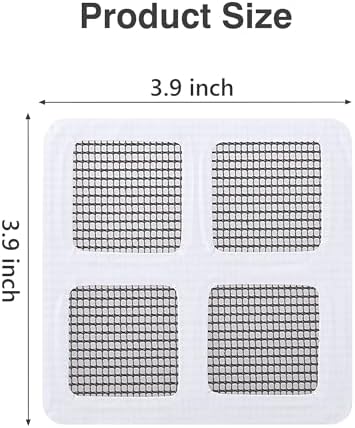 JESOT 12 Pcs Disposable Shower Hair Catcher Stickers