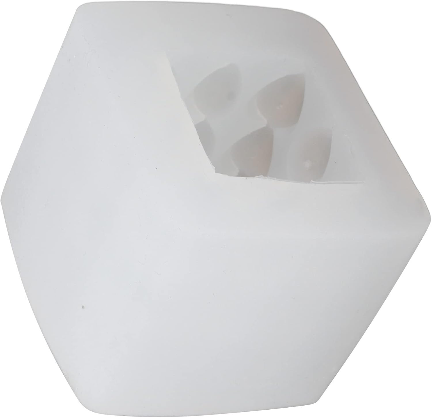 3D Heart Cube Aromatherapy Candle - Food Grade Silicone for Home Events