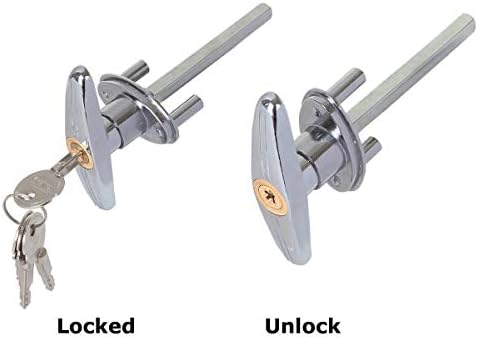 SENENQU 2 Pack Garage Door T Handle Lock 1
