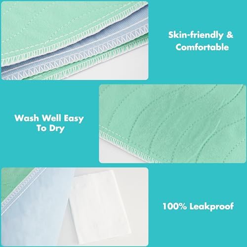Bunlitent Washable Underpads 36 x 38 4 Pack