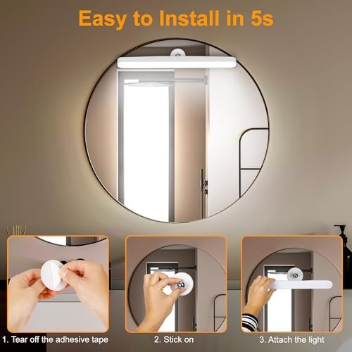 Benreom 2 Pack Rechargeable Vanity Lights for Makeup