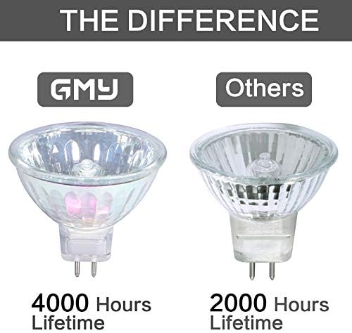 GMY 50W 12V MR16 Halogen Bulbs 6 Pack