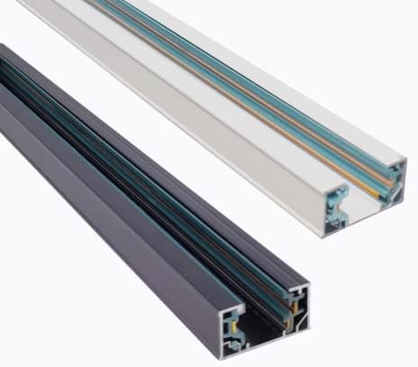 HSJZZM H Track Lighting Rail Kit 5FT 120V White