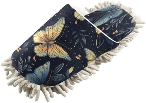 Zhirexin Butterfly Cleaning Slippers for Home Use